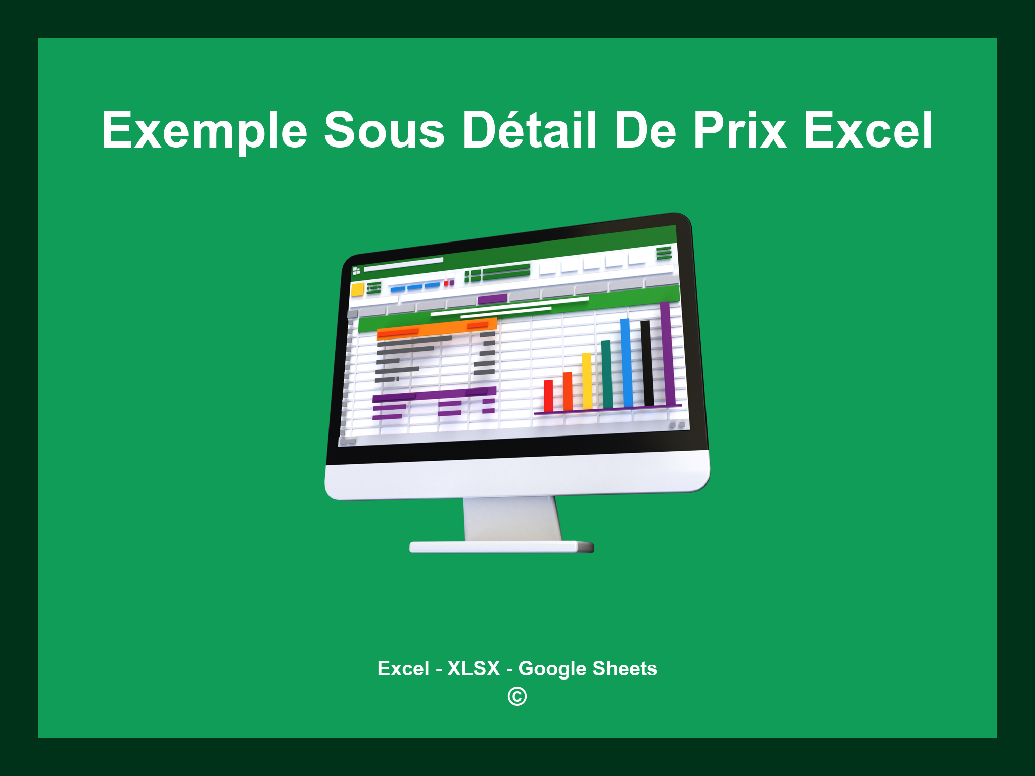 Exemple Sous Détail De Prix Excel