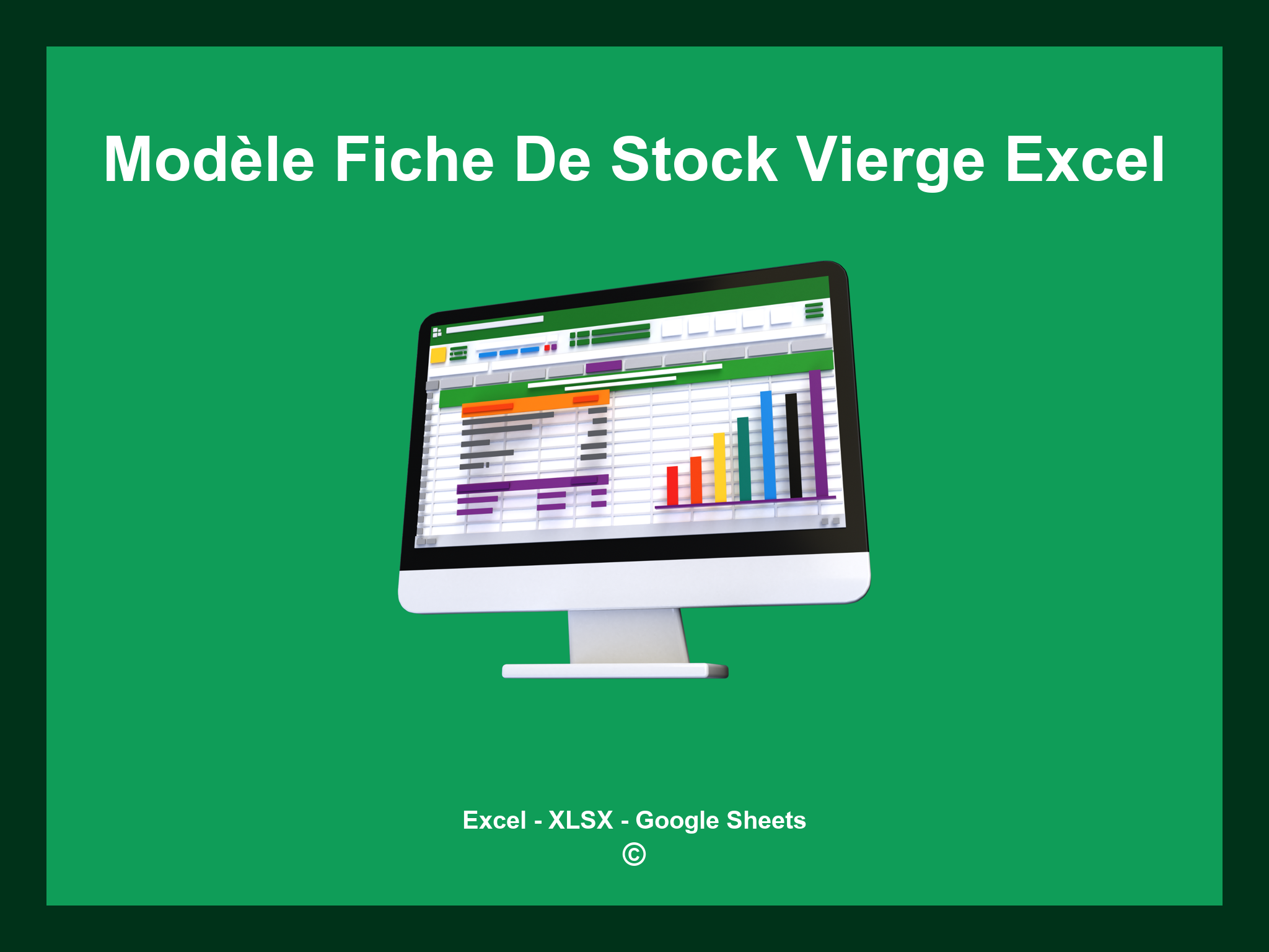 Modèle Fiche De Stock Vierge Excel