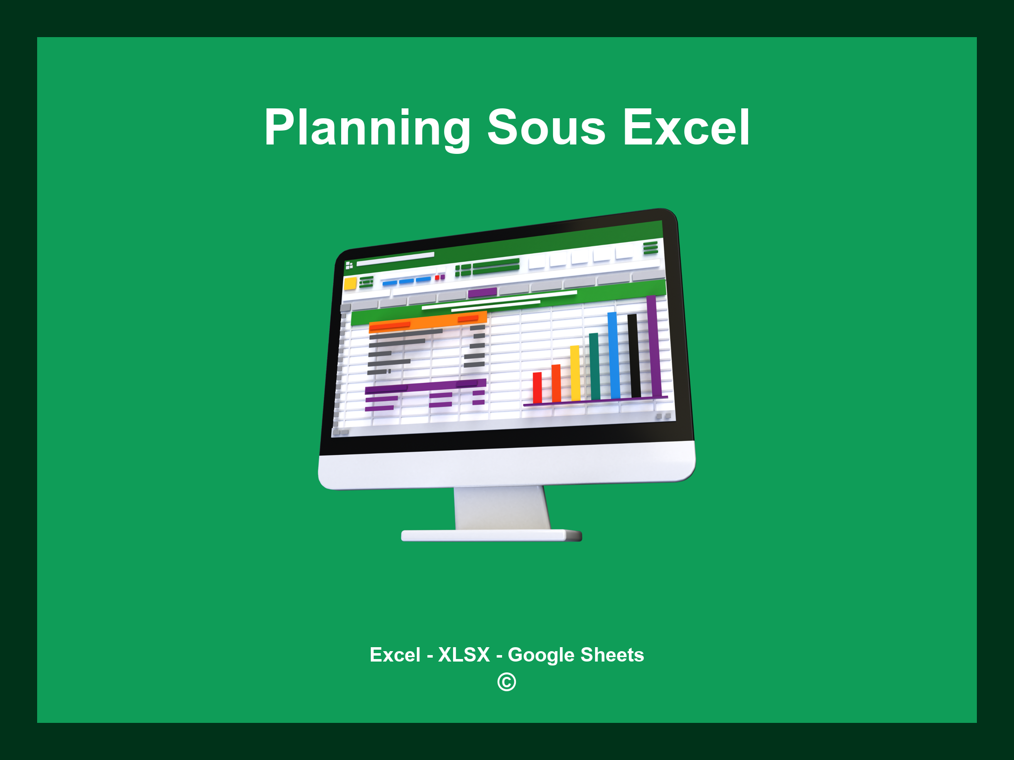 Planning Sous Excel