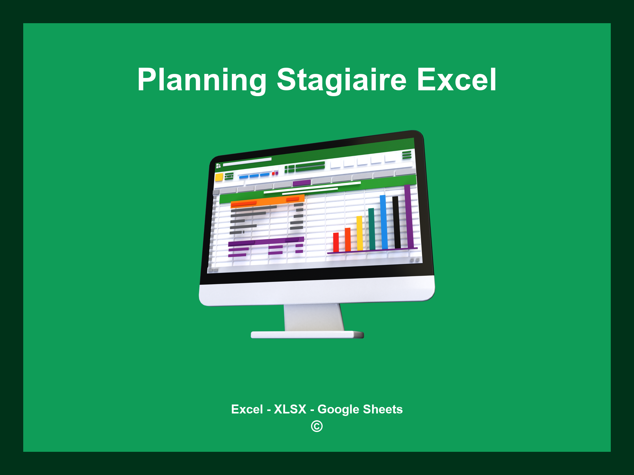 Planning Stagiaire Excel